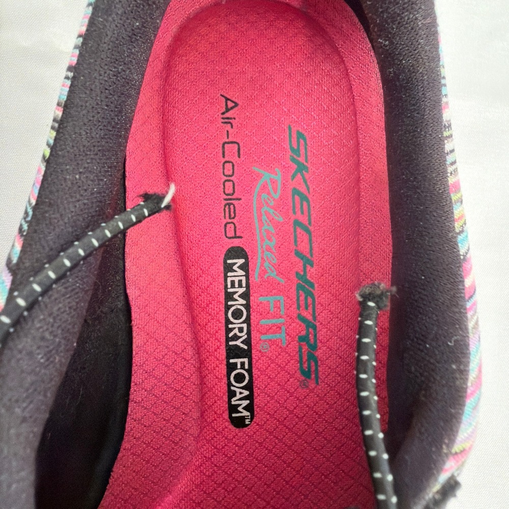 Skechers Flex Appeal 2.0 High Energy Multi Color Knit Bungee Sneakers Womens 5 - Picture 16 of 16